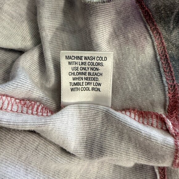 Vtg 90s Y2K Embellished Tank Top Cyber Grunge Bling All Over Graphic Trashy Sz L - Picture 7 of 10